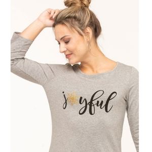 ✨3/$15 Cleo | Joyful Pajama Top